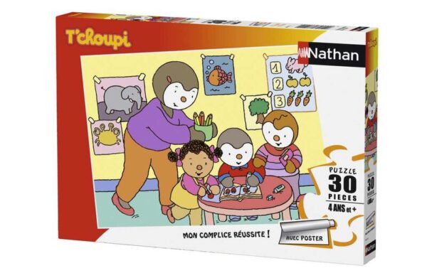 puzzle T&rsquo;choupi à l&rsquo;école
