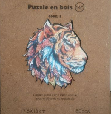 Puzzle en bois « Tigre » – pièces spéciales