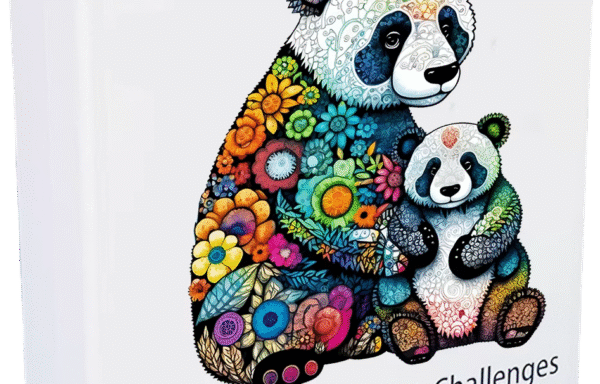 Puzzle en bois « Pandas – M133 » – pièces spéciales