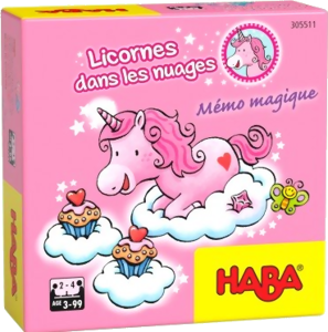 Licornes dans les Nuages – Mémo Magique